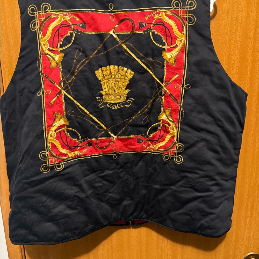 Black and Red Men's Vest - Picture 2 of 4